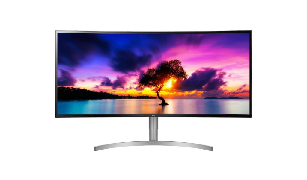LG 37.5″ LED 38WK95C-W Curved UltraWide IPS Monitor with HDR