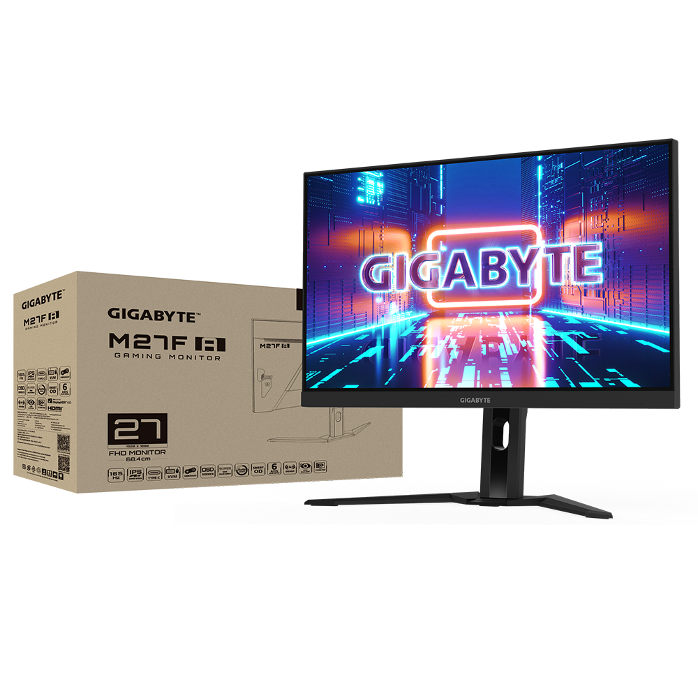 מסך גיימינג Gigabyte M27F Gaming Monitor 27″ IPS FHD 144Hz 1ms
