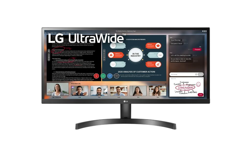 מסך מחשב LG TFT 29″ 29WL50S-B FHD Ultra Wide IPS
