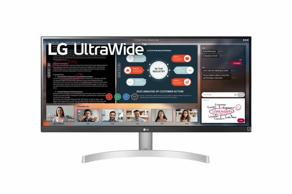 מסך מחשב LG TFT 29″ 29WN600 WFHD IPS Ultra Wide