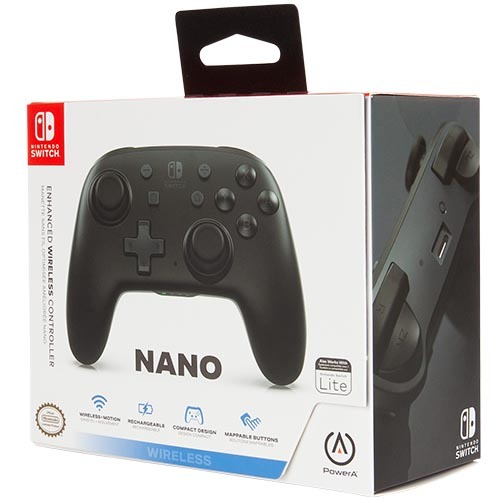 בקר שליטה נאנו נטען Nintendo Wireless Nano Controller Black