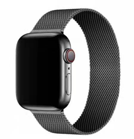 רצועת מתכת לשעון TARGET (38/40/41) Apple שחור