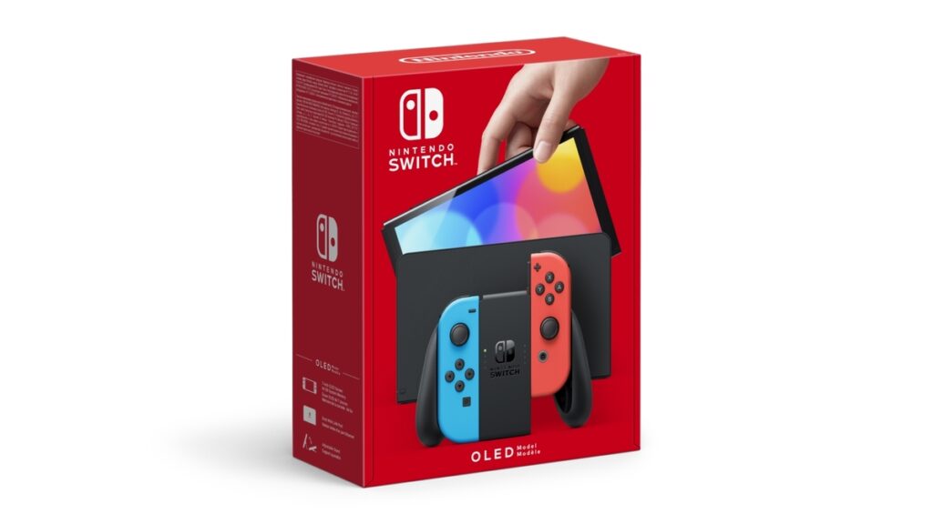 קונסולה נינטנדו סוויץ’ אולד צבעוני “Nintendo switch oled blue & red 7