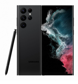 סמארטפון Samsung Galaxy S22 Ultra 5G 12/256GB SM-S908 שחור עם מגן סיליקון מקורי