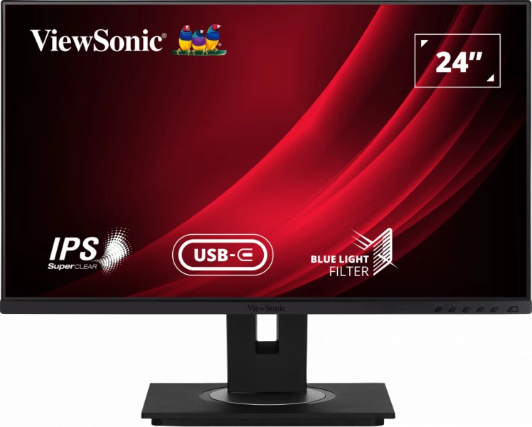 מסך מחשב ViewSonic 23.8″ IPS HDMI DP USB3.1 Type-C Speakers 60hz