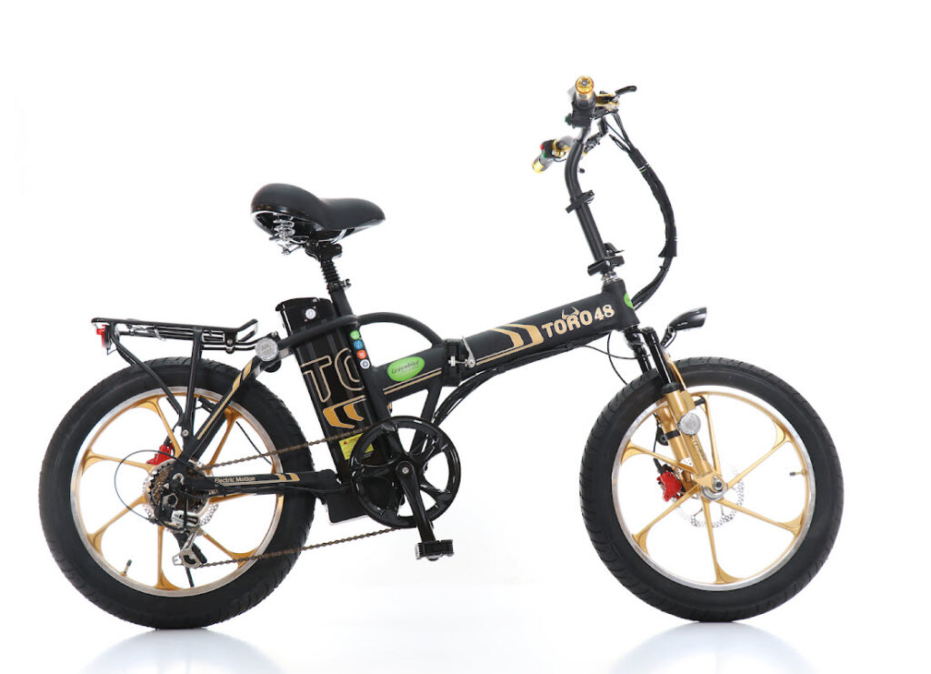 אופניים חשמליים ‏מתקפלים GreenBike Toro 48 V