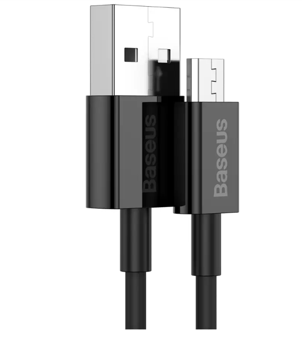 15%- 3XPack כבל נתונים Baseus Superior Data Cable USB to Micro 2A 1m