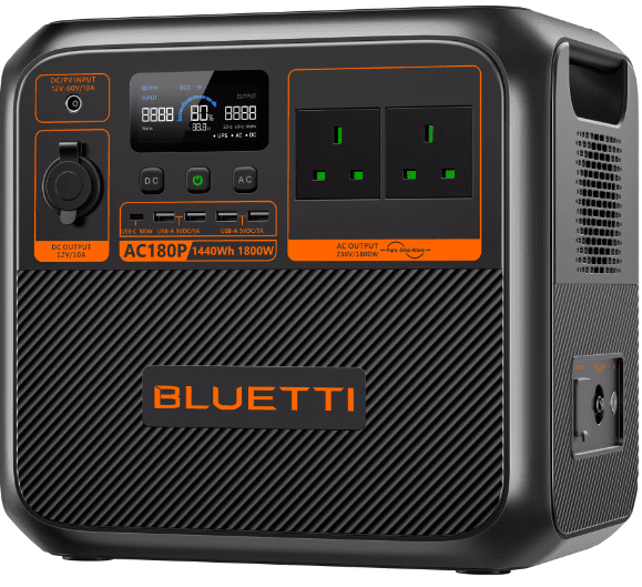 תחנת כח ניידת Bluetti AC180P 1800W 1440Wh