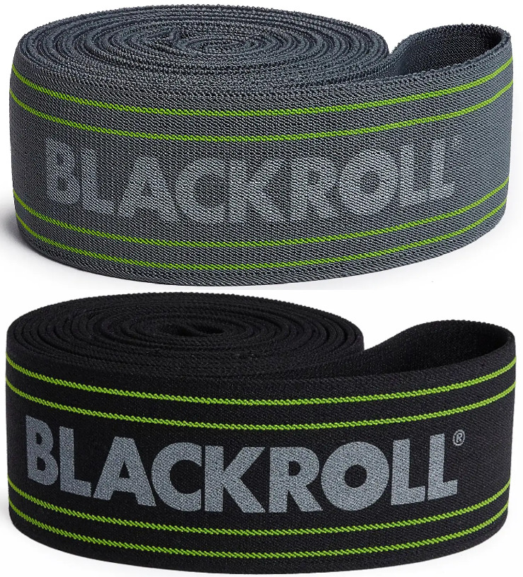 2XPack רצועות התנגדות BlackRoll Resist Band שחור+אפור 190X6cm