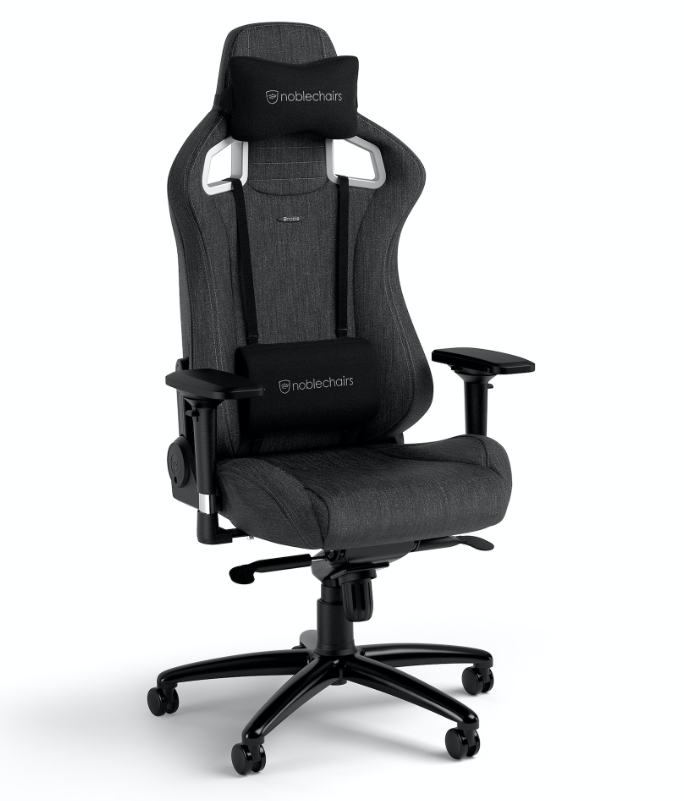כיסא גיימינג NOBLECHAIRS EPIC TX בצבע אפור