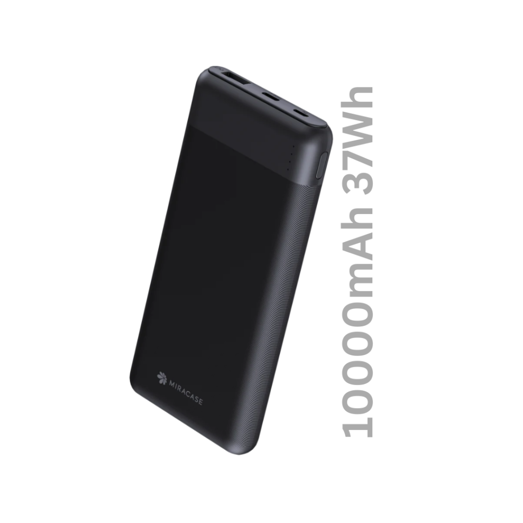 סוללת גיבוי איכותית ניידת MIRACASE 10000mAh MPB10000NTM 37Wh TypeC