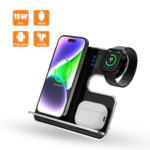 מטען אלחוטי 3 ב-1 MIRACASE MQIW520 iWatch/AirPods/Qi