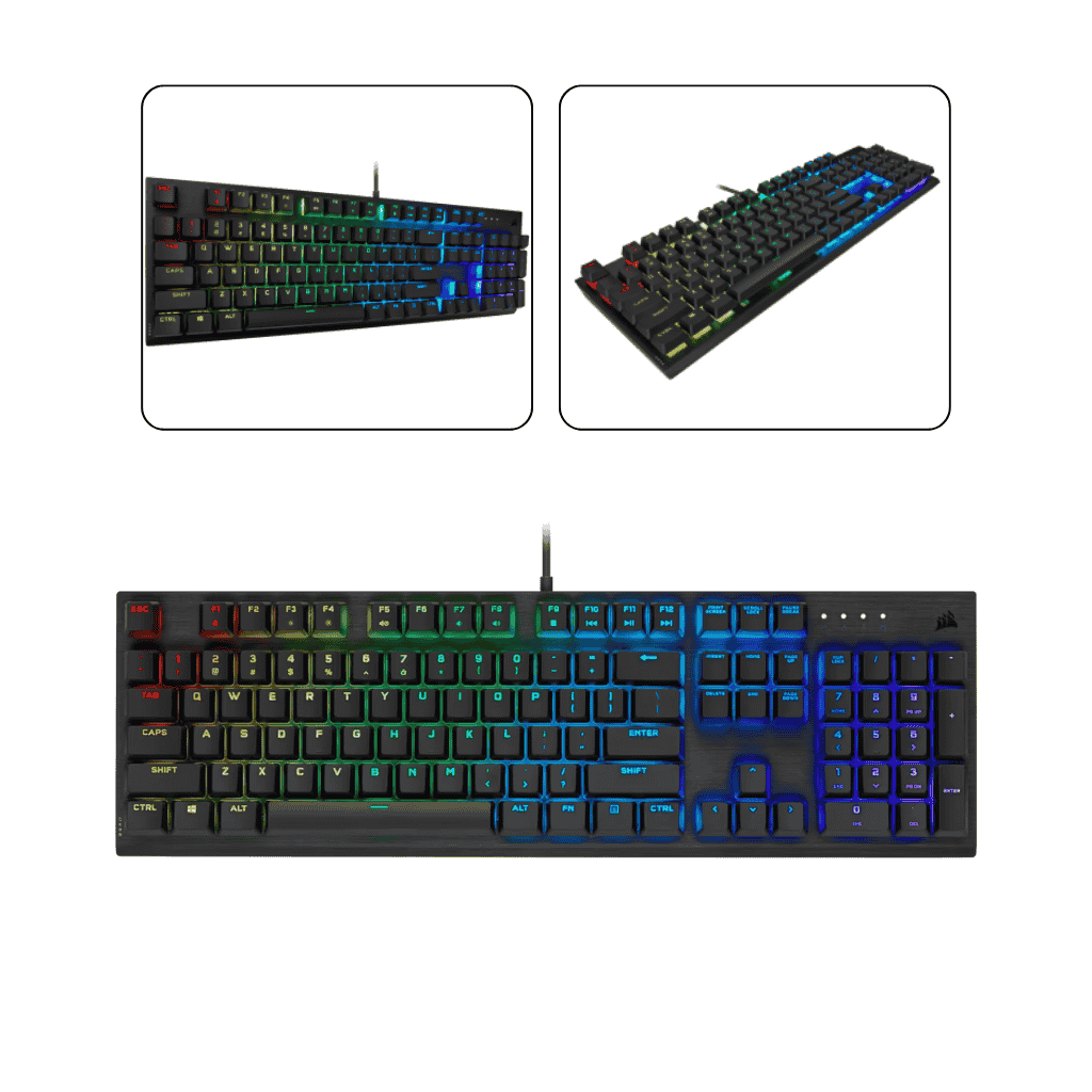 מקלדת גיימינג מכאנית Corsair K60 RGB PRO עברית/אנגלית
